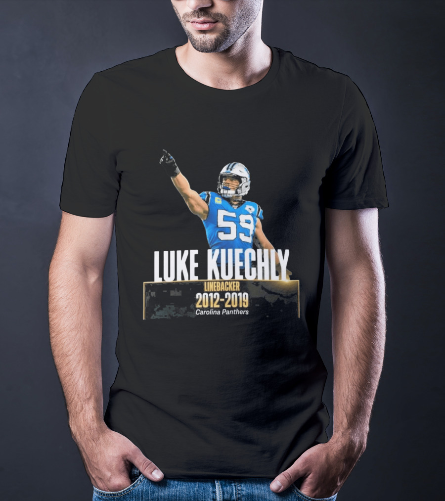Luke Kuechly Carolina Panthers Linebacker 2012 2019 T-Shirt