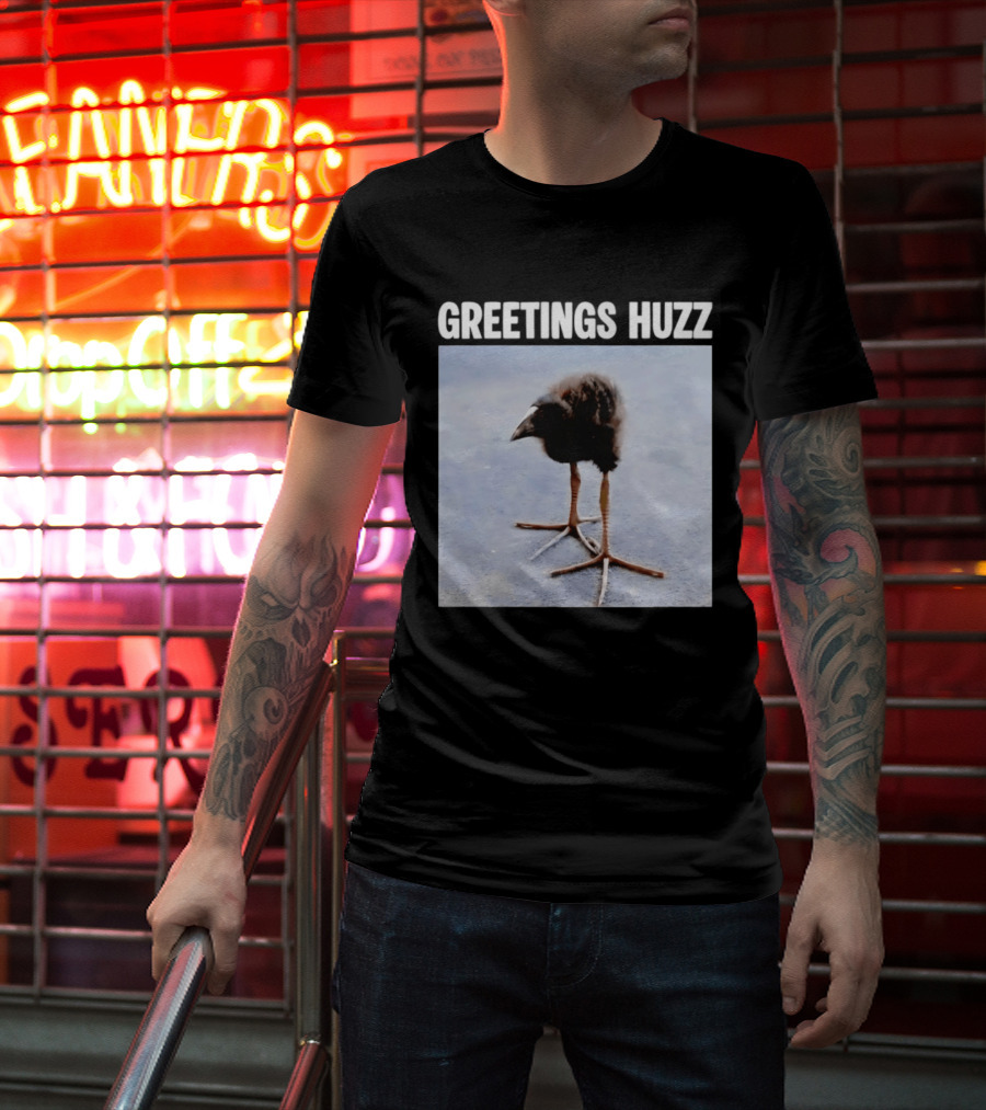 Greetings Huzz Bird Funny Meme Photo T-Shirt