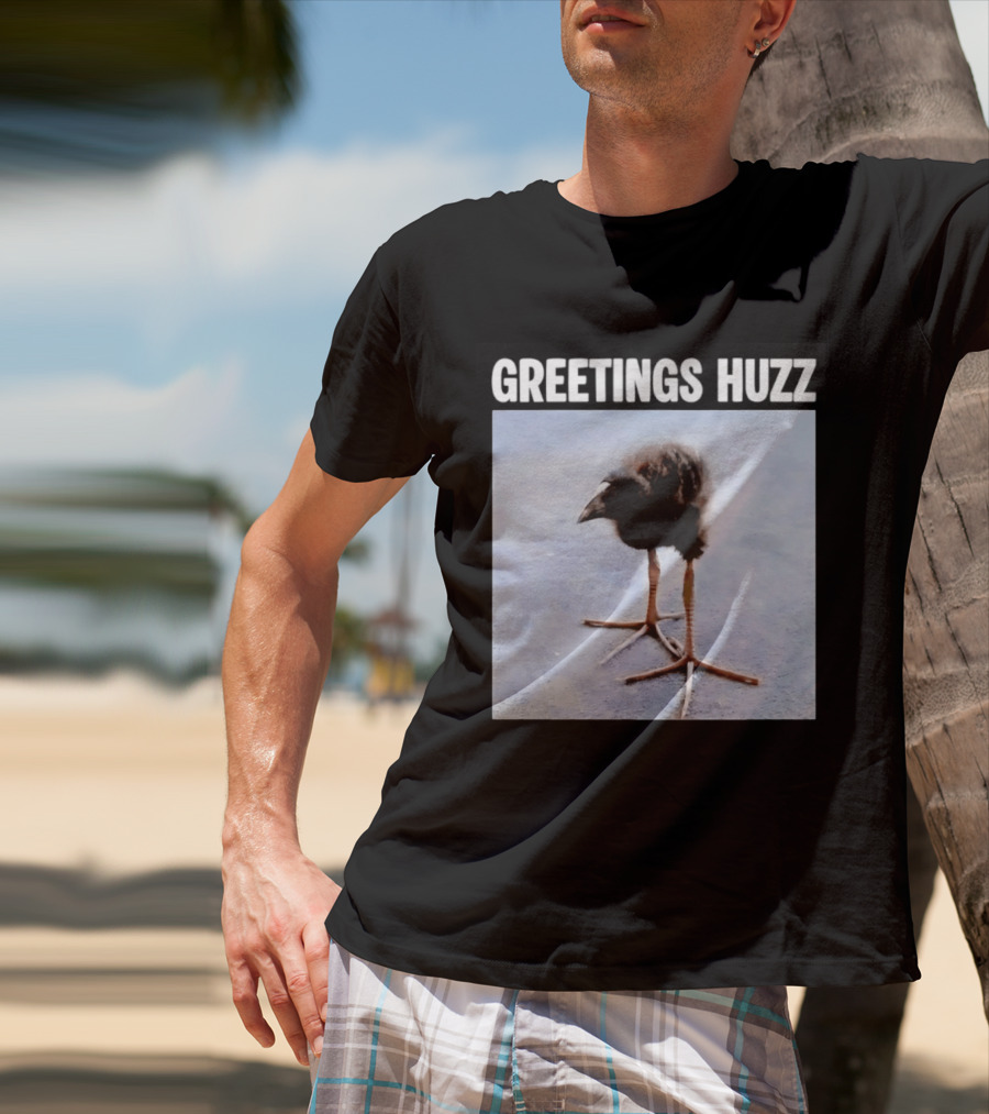 Greetings Huzz Bird Funny Meme Photo T-Shirt