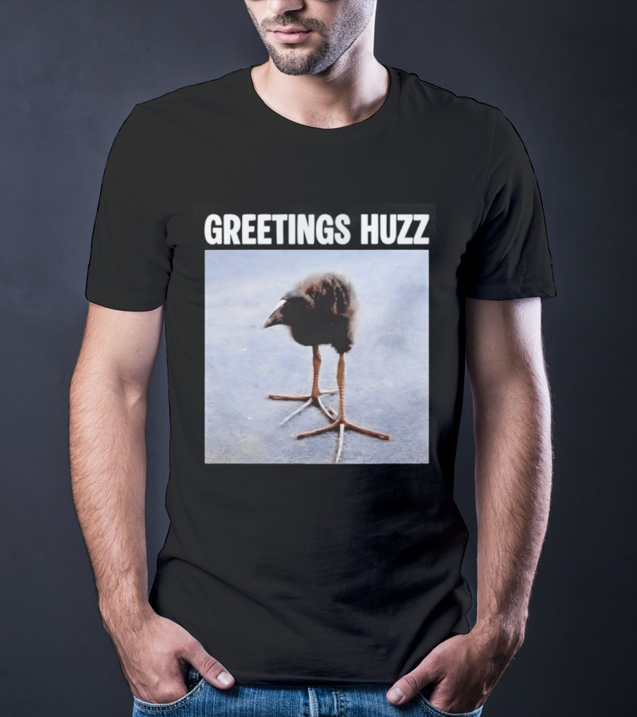 Greetings Huzz Bird Funny Meme Photo T-Shirt