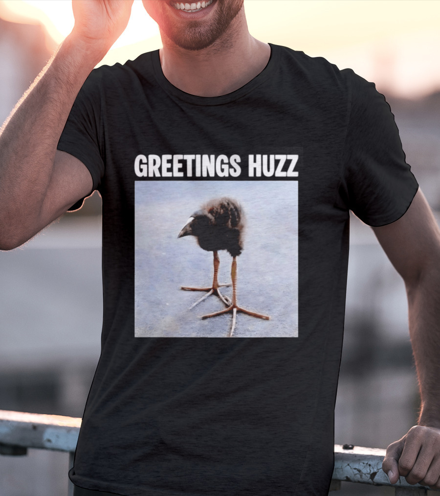 Greetings Huzz Bird Funny Meme Photo T-Shirt