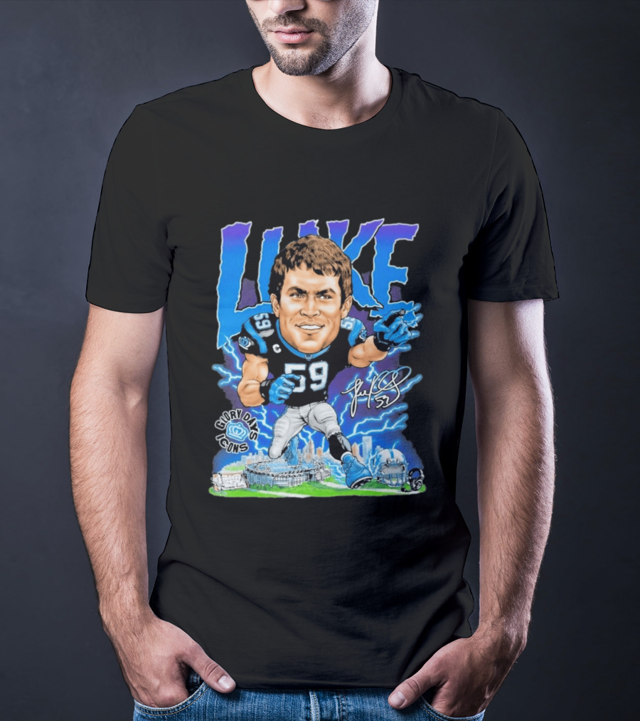 Glory Days Icons Luke 59 Football Legend T-Shirt