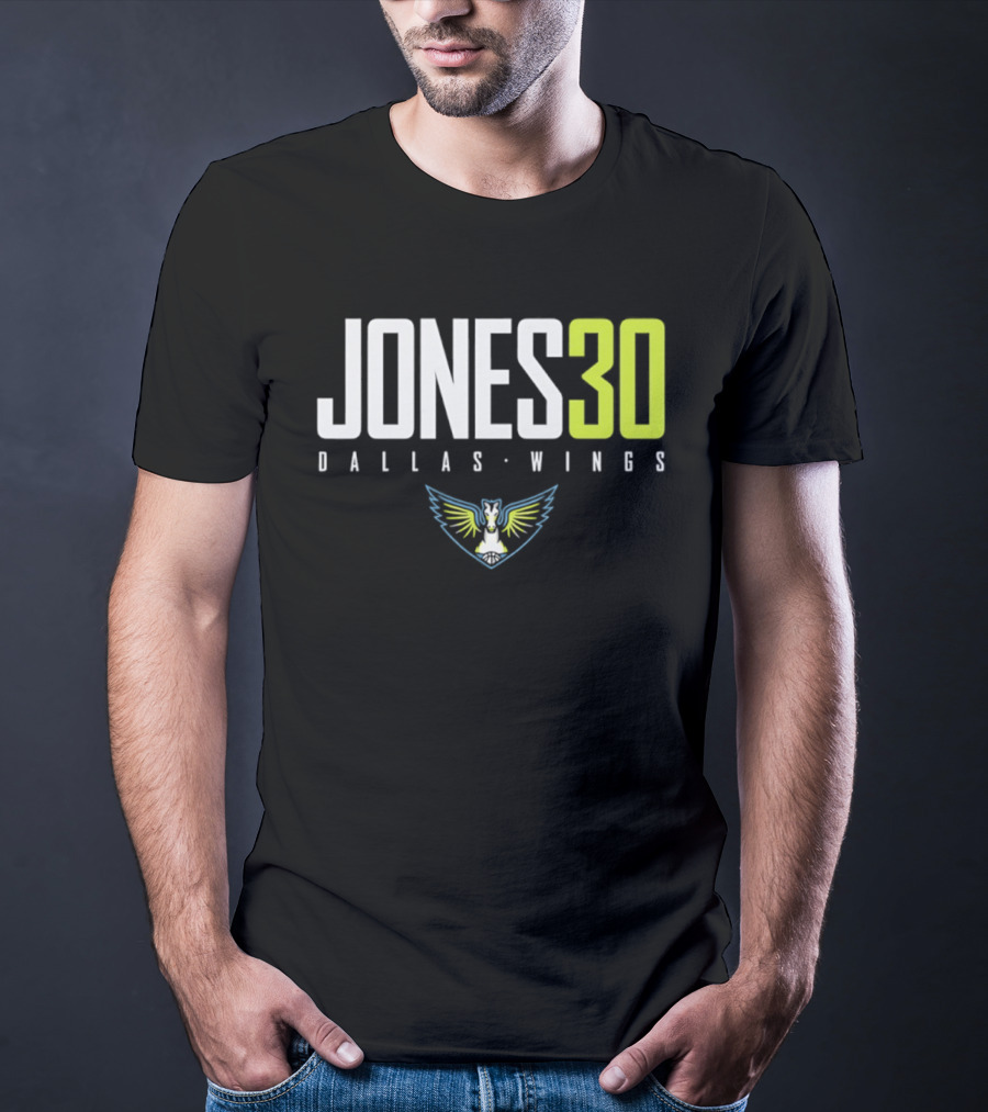 Jones 30 Dallas Wings 2026 WNBA T-Shirt
