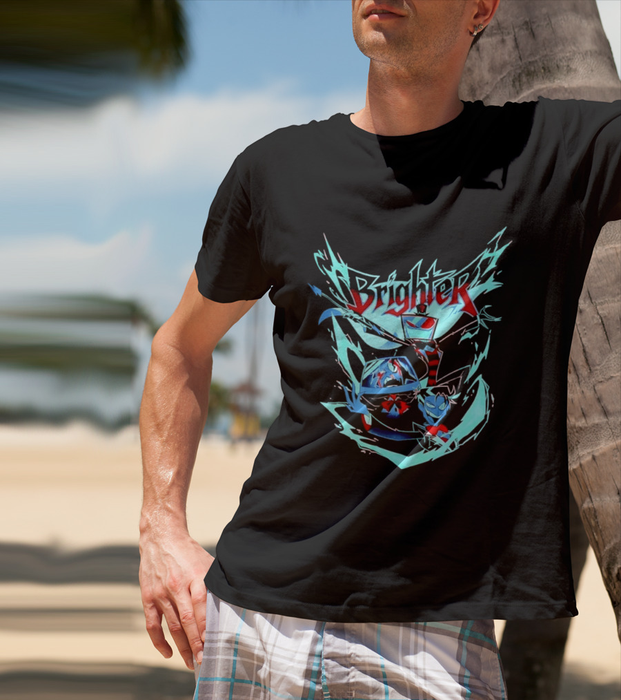 Brighter Vox Vincent Blue And Red T-Shirt