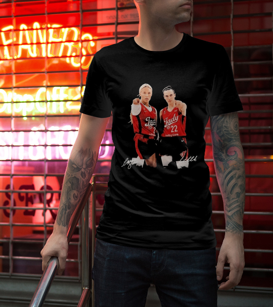 Sophie Cunningham Caitlin Clark Jady 22 Kesting Sterak T-Shirt