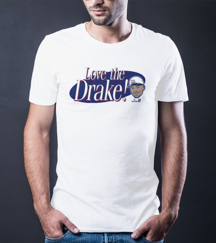 Love The Drake Text With Baseball Cap T-Shirt