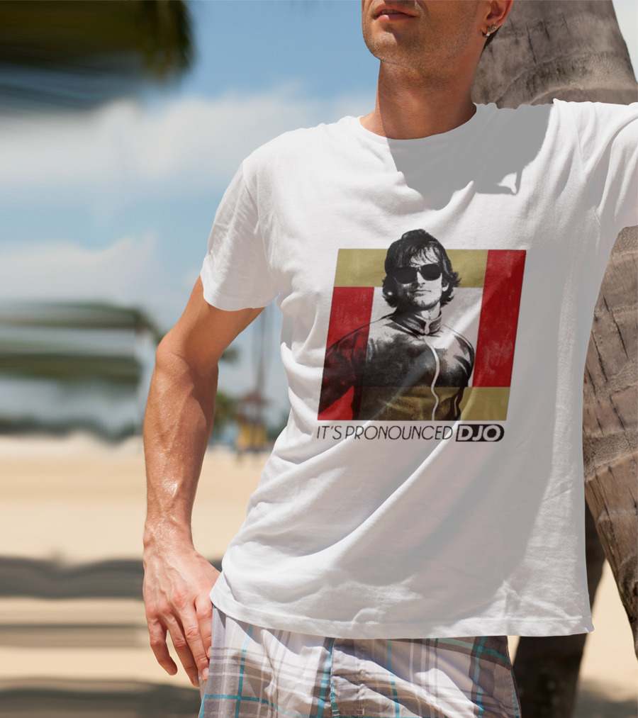 It's Pronounced Djo With Retro Style Sunglasses T-Shirt