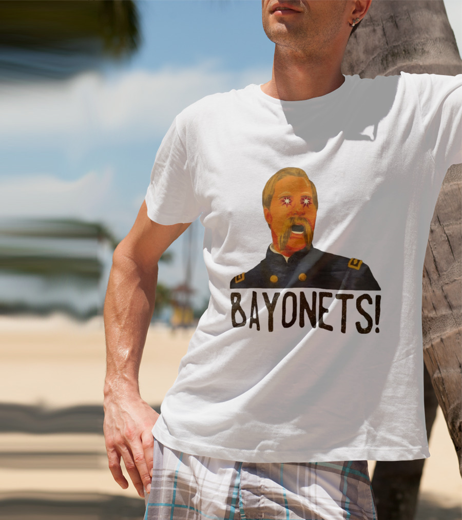 Bayonets Joshua Chamberlain Gettysburg Civil War T-Shirt