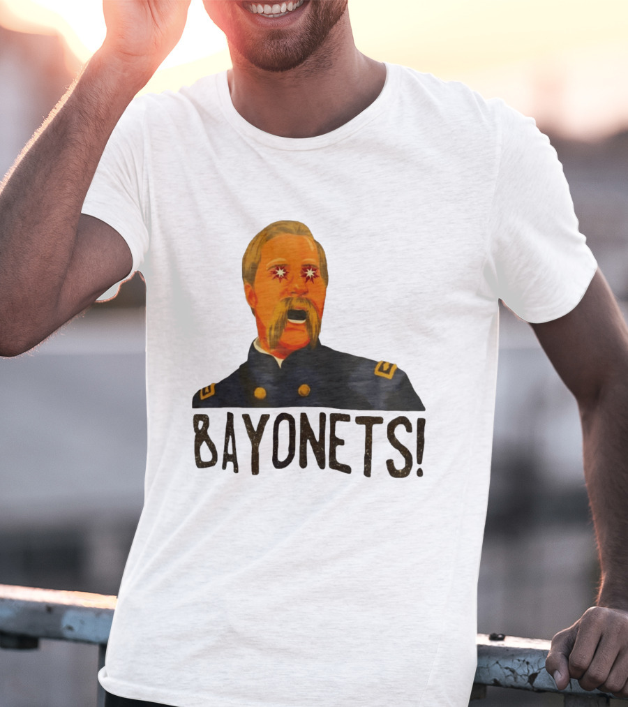 Bayonets Joshua Chamberlain Gettysburg Civil War T-Shirt