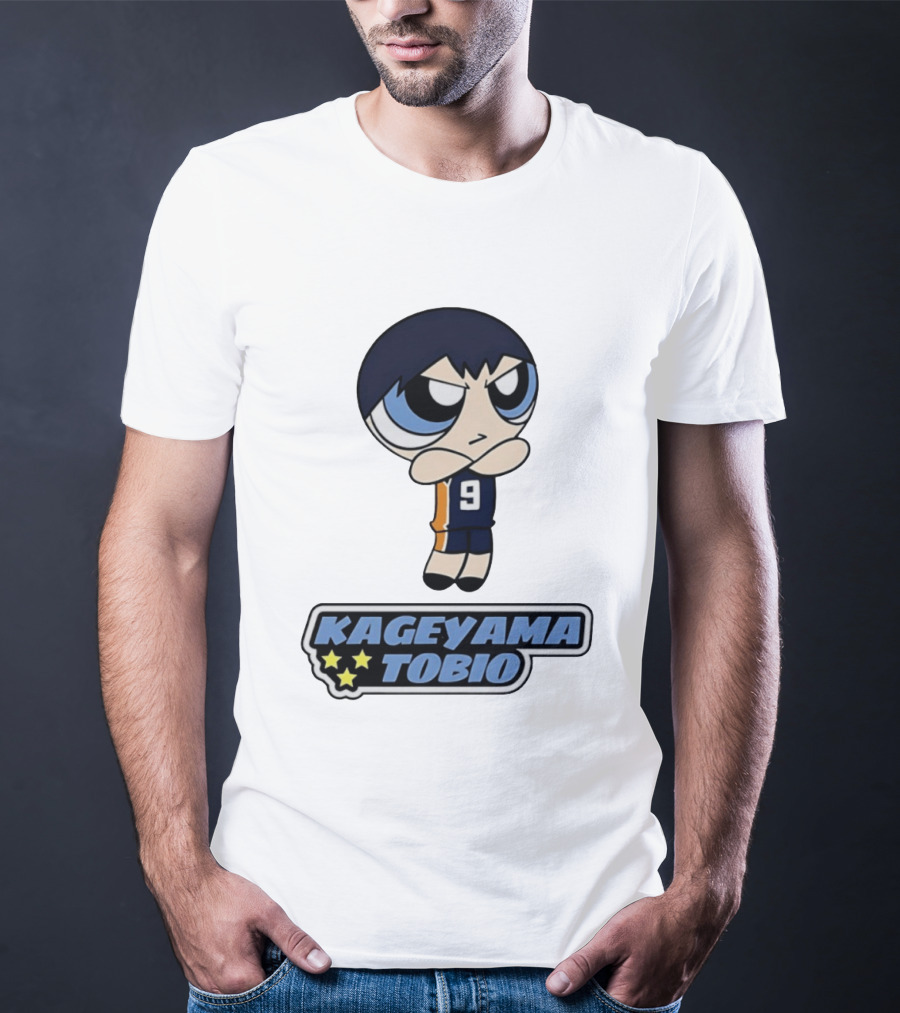 Kageyama Tobio 9 Haikyuu Powerpuff Girls T-Shirt