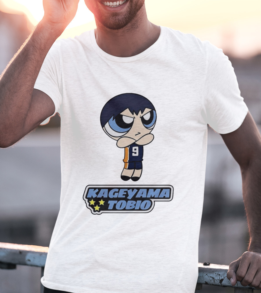 Kageyama Tobio 9 Haikyuu Powerpuff Girls T-Shirt