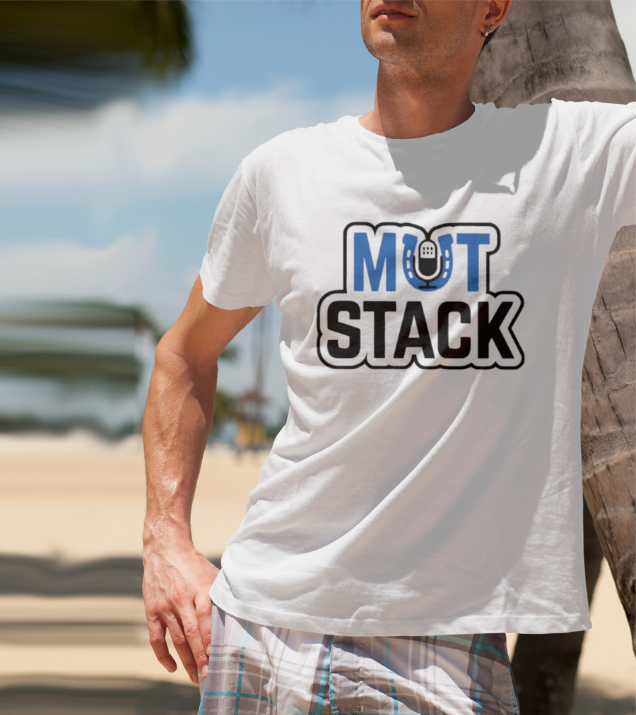 Mut Stack Madden Ultimate Team Podcast Football Microphone T-Shirt