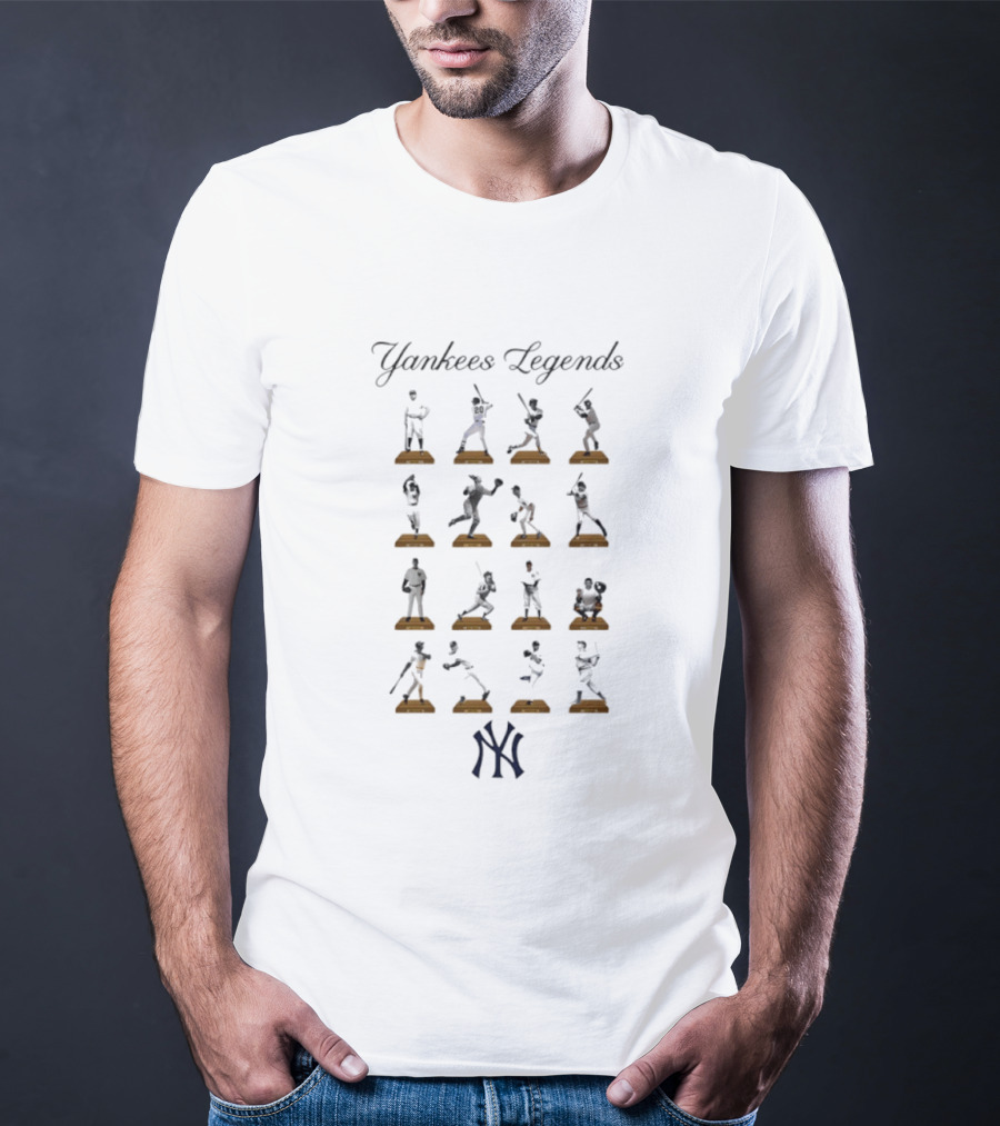 Yankees Legends Hall Of Fame Icons Baseball Moment T-Shirt