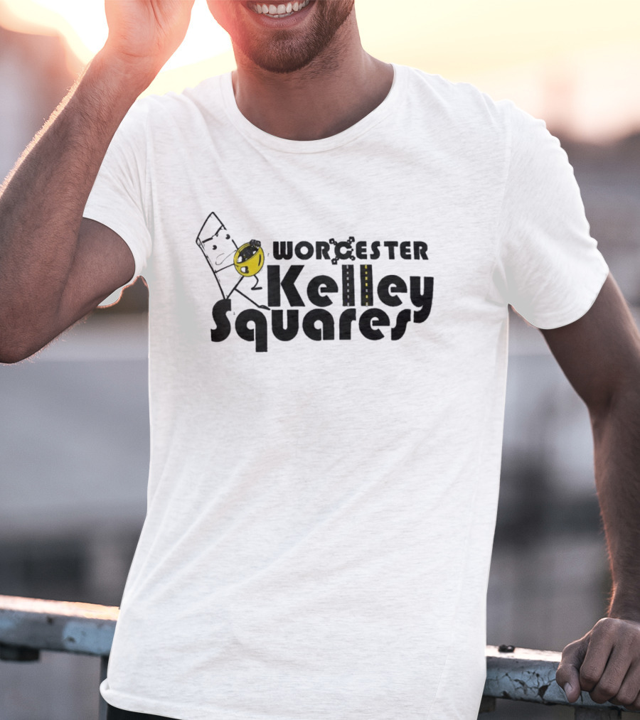 Worcester Kelley Squares Fun Creative Graphic Featuring Snack T-Shirt