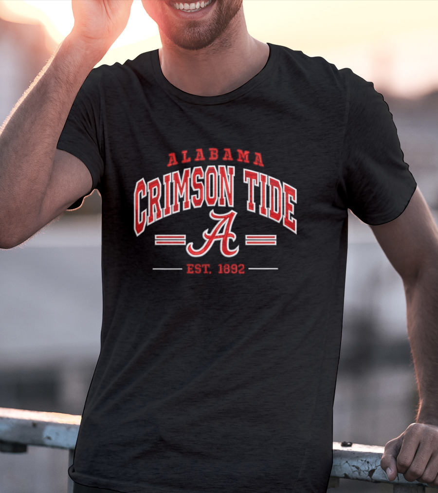 Alabama Crimson Tide Established 1892 NCAA College Football T-Shirt