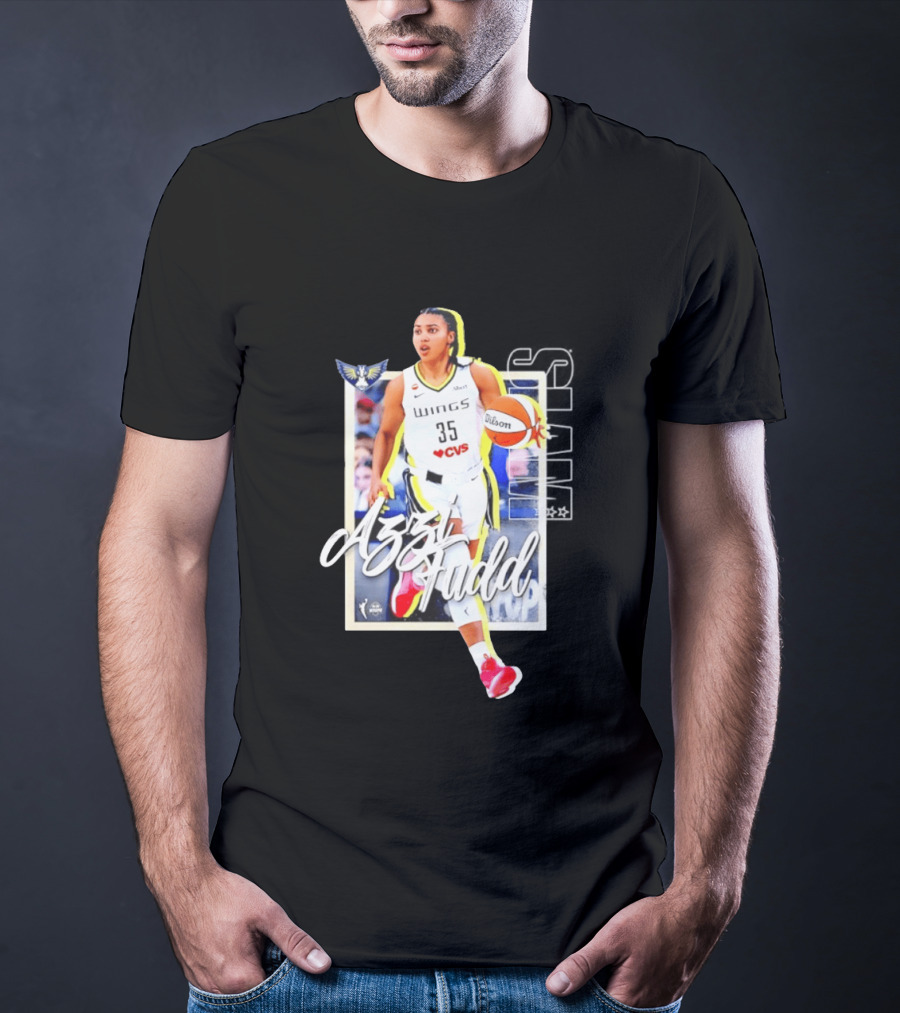 Azzi Fudd Dallas Wings Basketball Slam 262 CVS Wilson T-Shirt