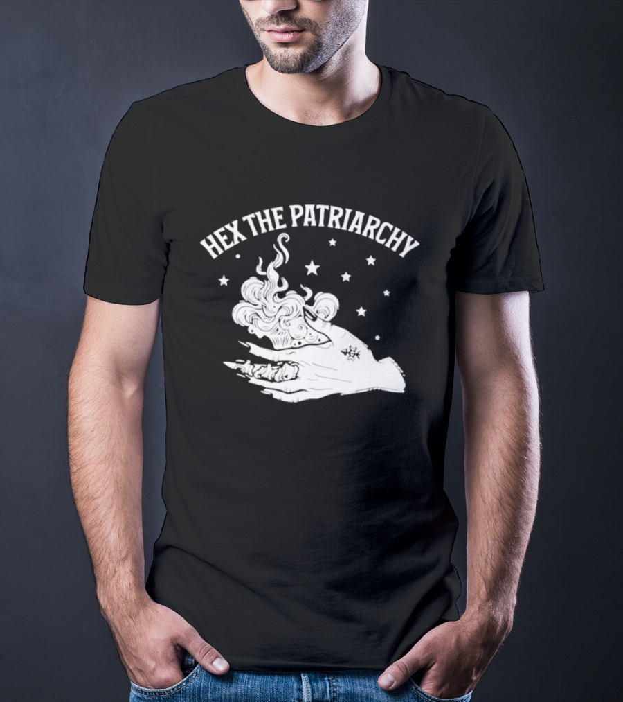Hex The Patriarchy Mystical Hand Stars T-Shirt