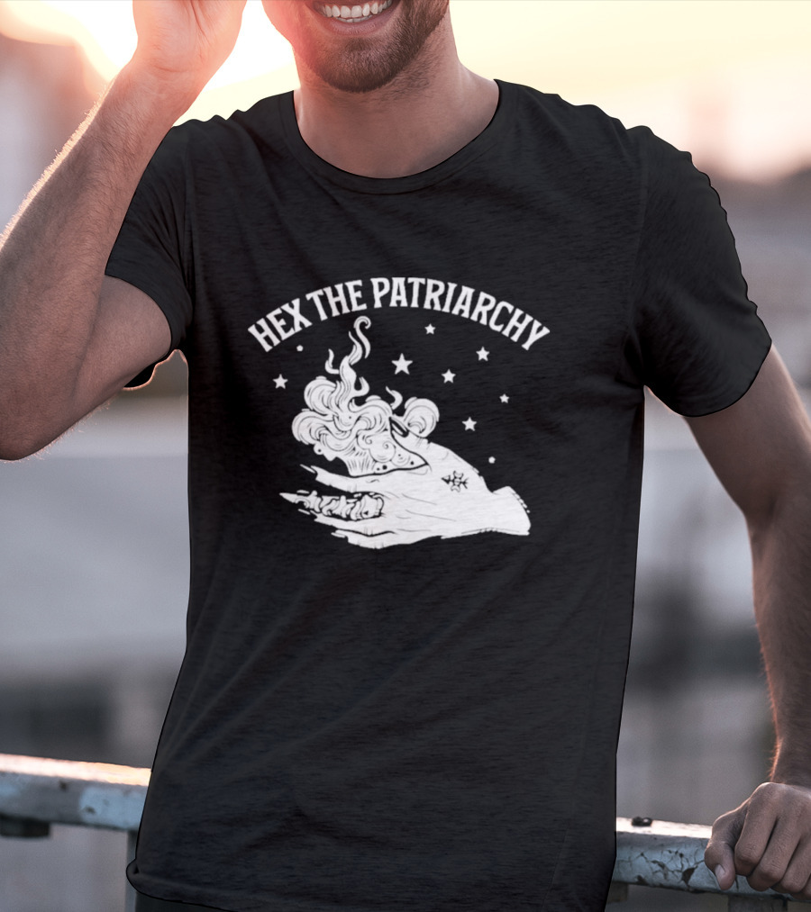 Hex The Patriarchy Mystical Hand Stars T-Shirt