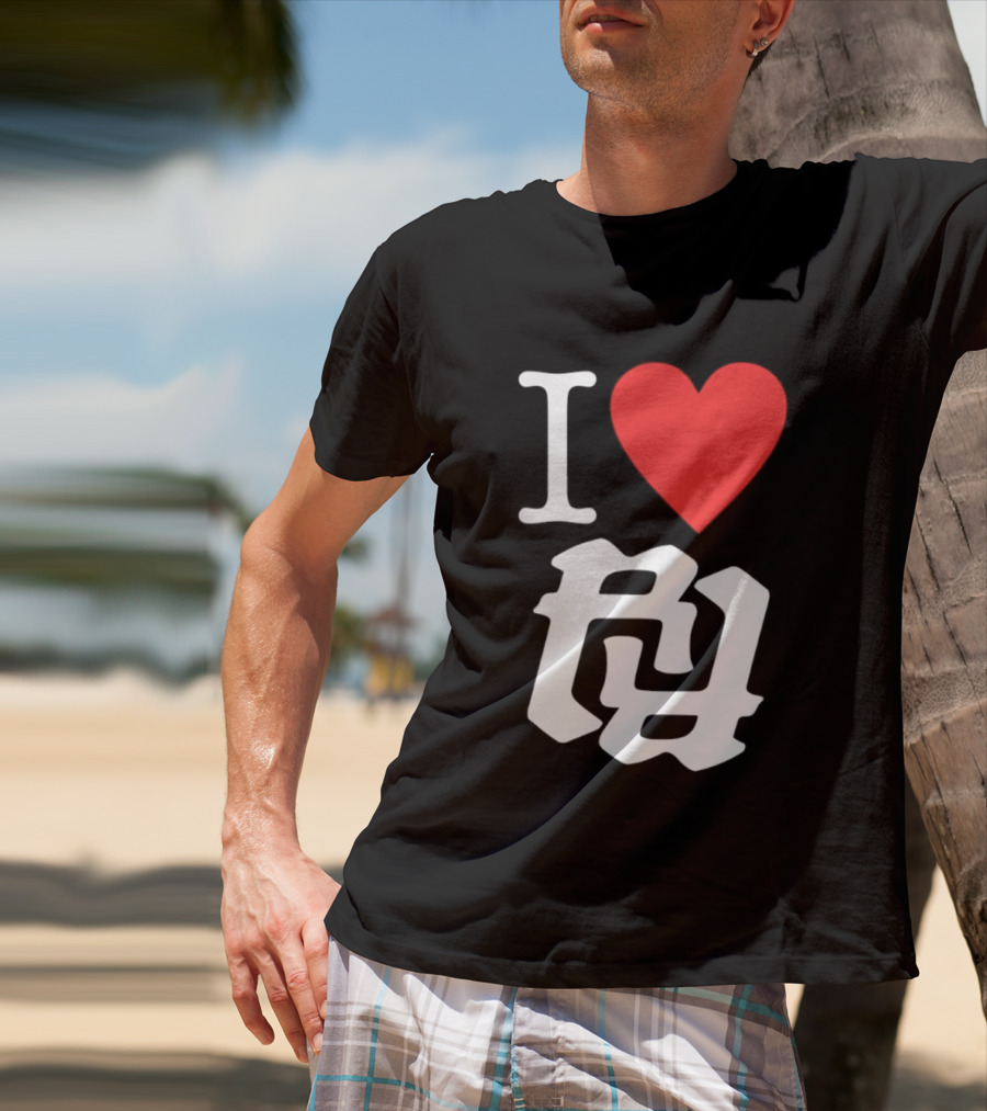 I Heart RR White T-Shirt