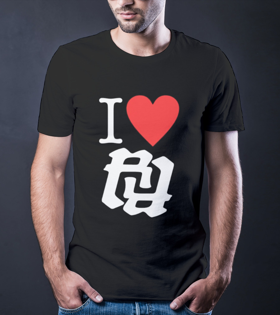 I Heart RR White T-Shirt