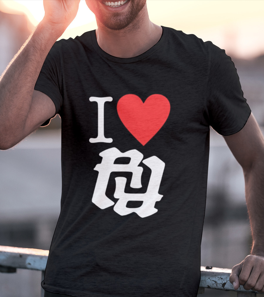 I Heart RR White T-Shirt