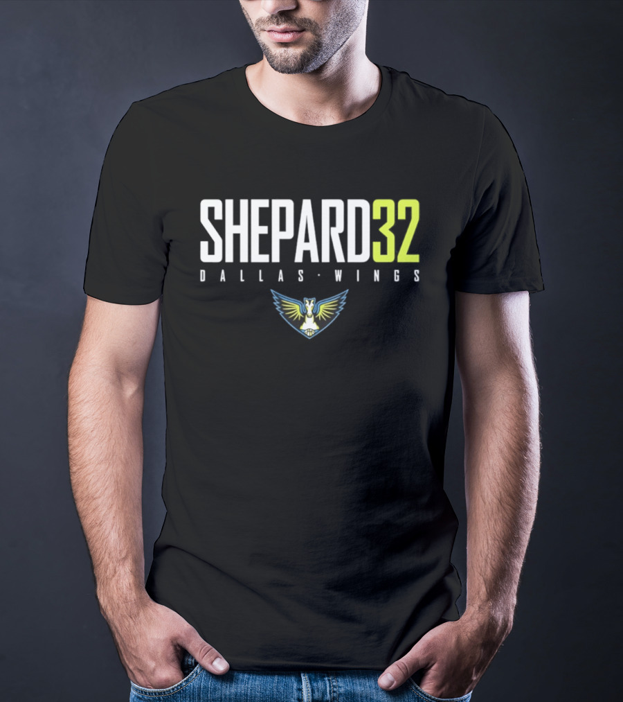 Shepard 32 Dallas Wings WNBA Logo 2026 T-Shirt