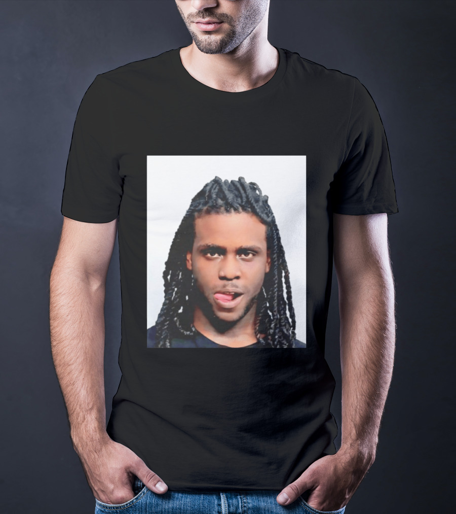 Chief Keef Shot Photo Dreadlocks Tongue Out T-Shirt