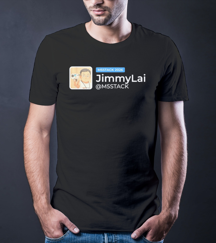 M5STACK 2026 Jimmy Lai M5Stack T-Shirt