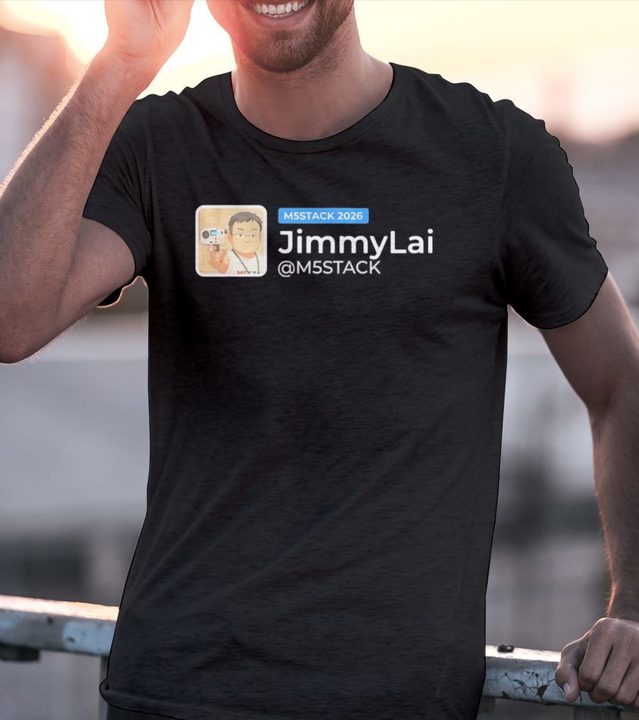 M5STACK 2026 Jimmy Lai M5Stack T-Shirt