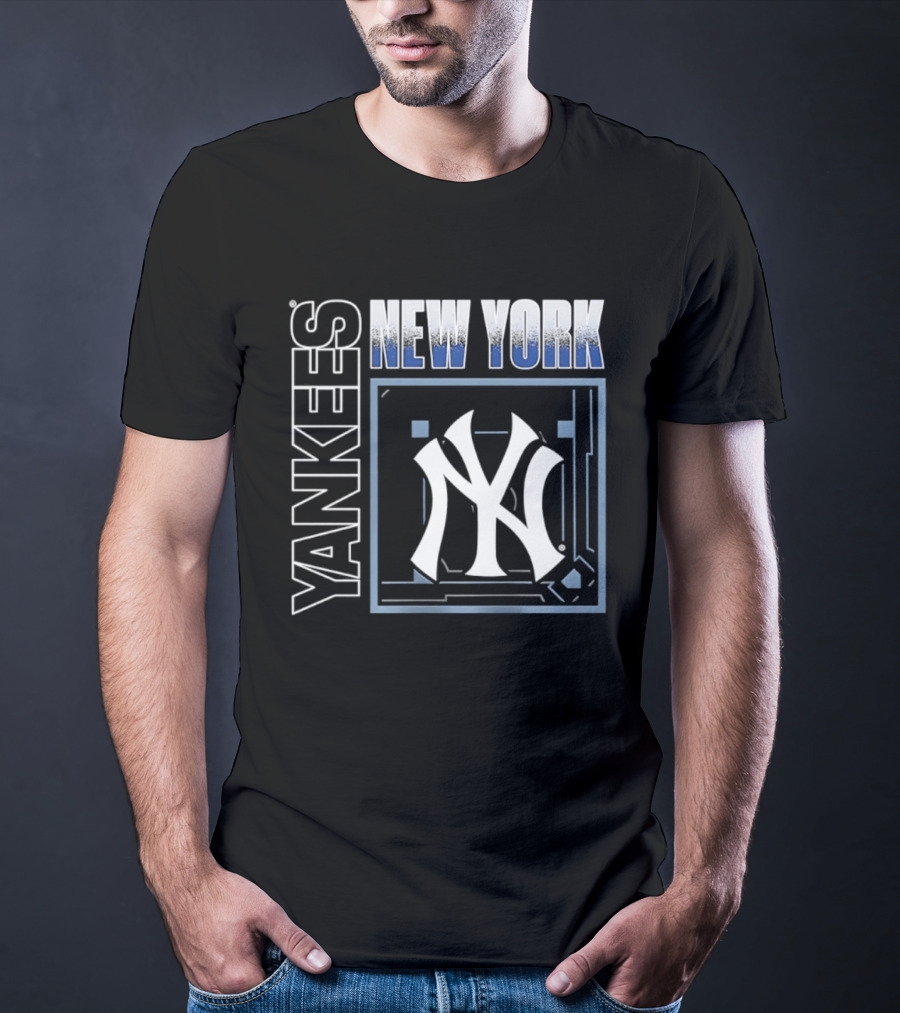 Men's New York Yankees George Lombard Jr. Black Homefield Pop Yankees T-Shirt