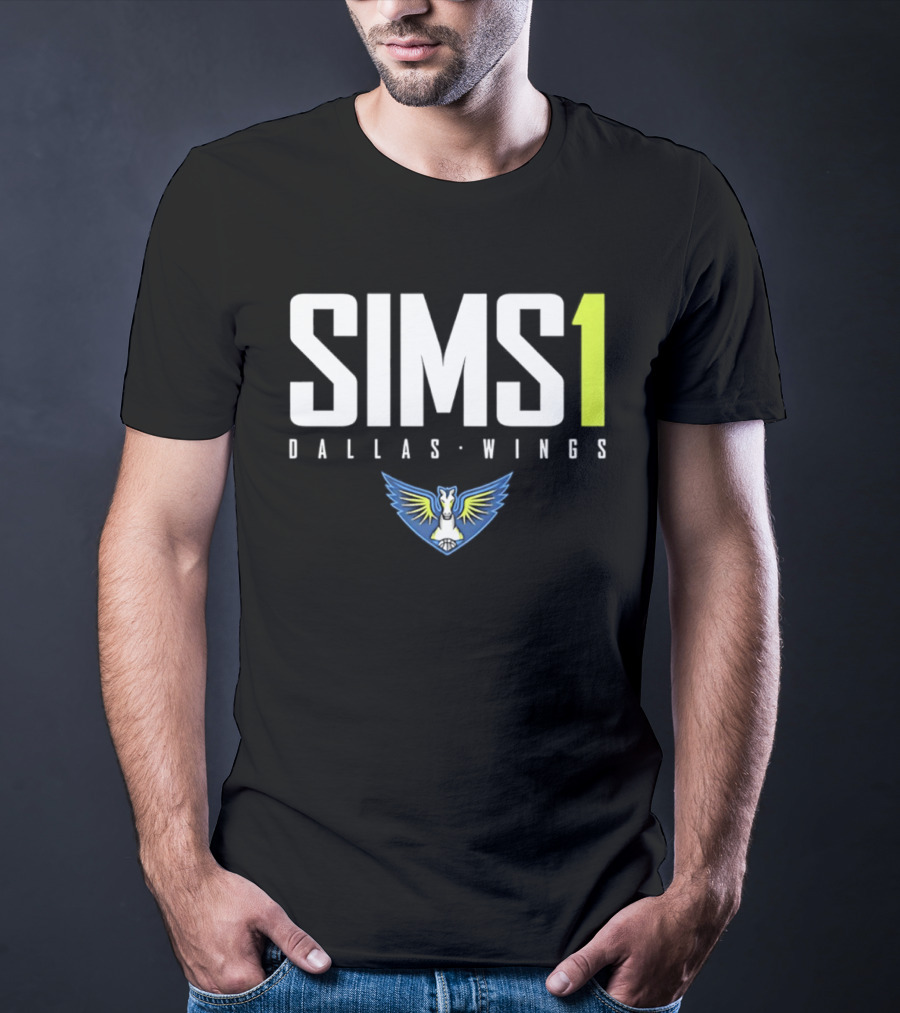 Odyssey Sims 1 Dallas Wings 2026 WNBA Player Jersey Fan Gear T-Shirt