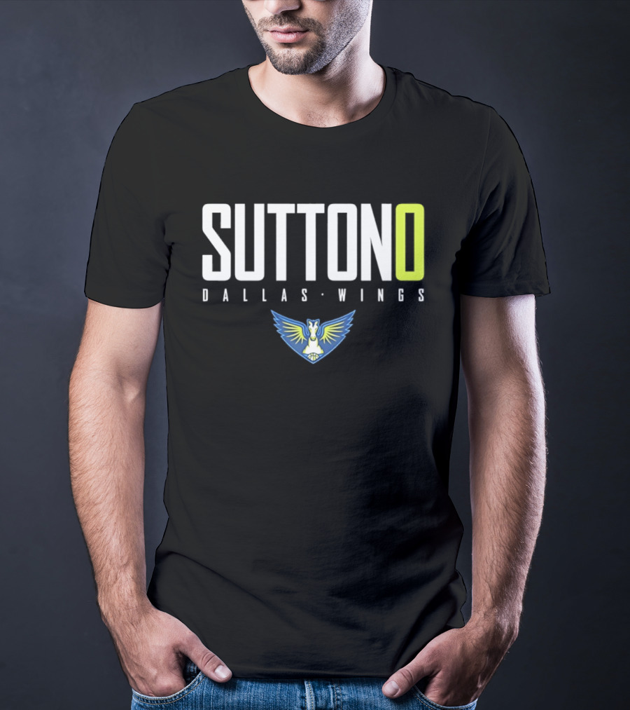 Sutton 0 Dallas Wings Sug Sutton WNBA 2026 T-Shirt