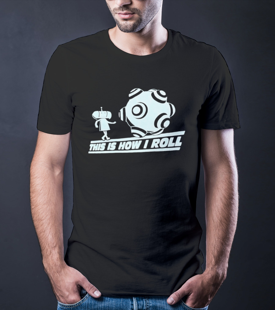 This Is How I Roll Katamari Damacy Character Pushing Ball T-Shirt