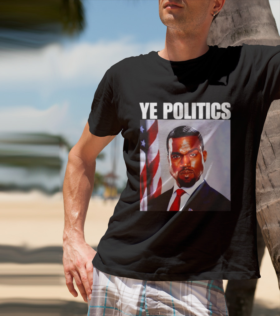 Ye Politics Kanye West American Flag T-Shirt