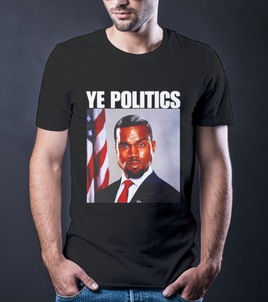 Ye Politics Kanye West American Flag T-Shirt