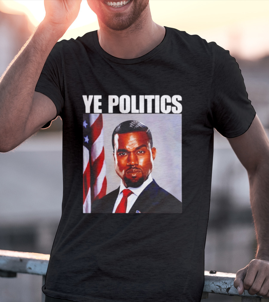 Ye Politics Kanye West American Flag T-Shirt