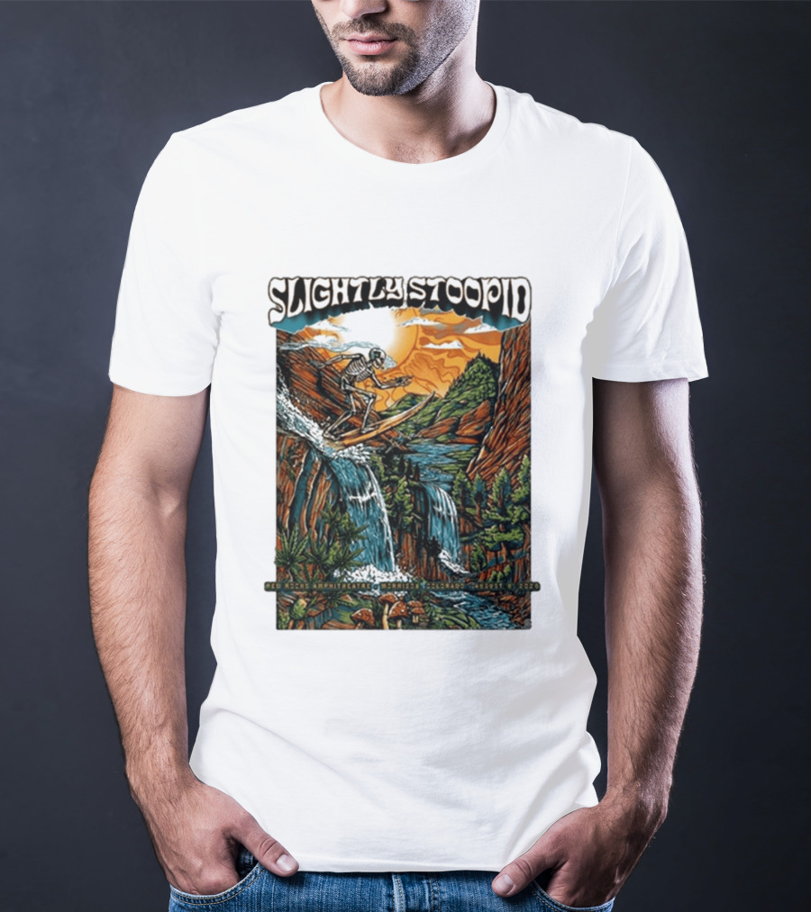 Slightly Stoopid Red Rocks Amphitheatre Morrison Colorado August 8 2026 T-Shirt