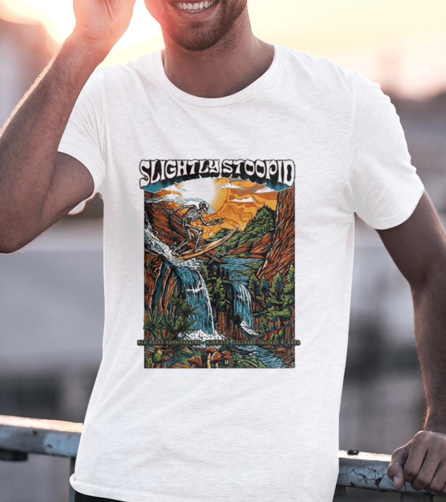 Slightly Stoopid Red Rocks Amphitheatre Morrison Colorado August 8 2026 T-Shirt