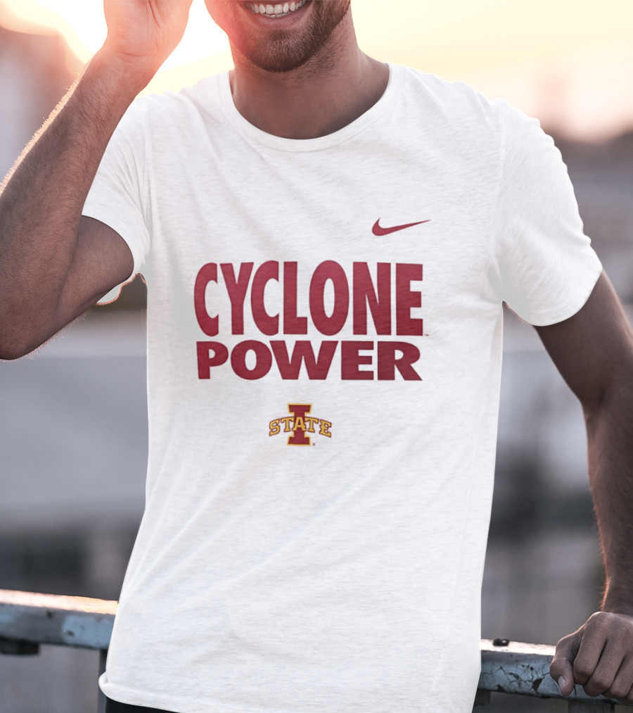 Cyclone Power Iowa State Nike Sports Fan Gear T-Shirt