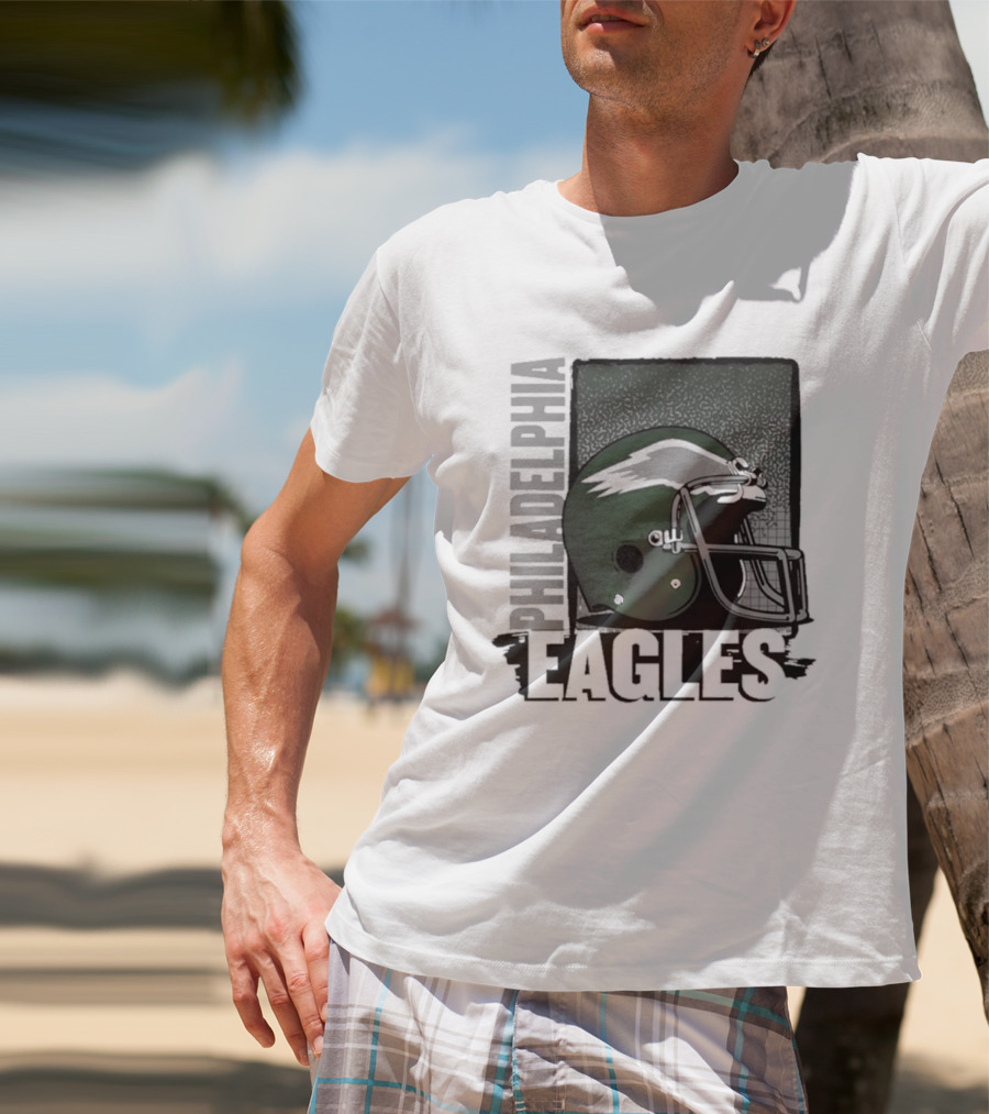 Philadelphia Eagles 2026 Season Helmet Football T-Shirt