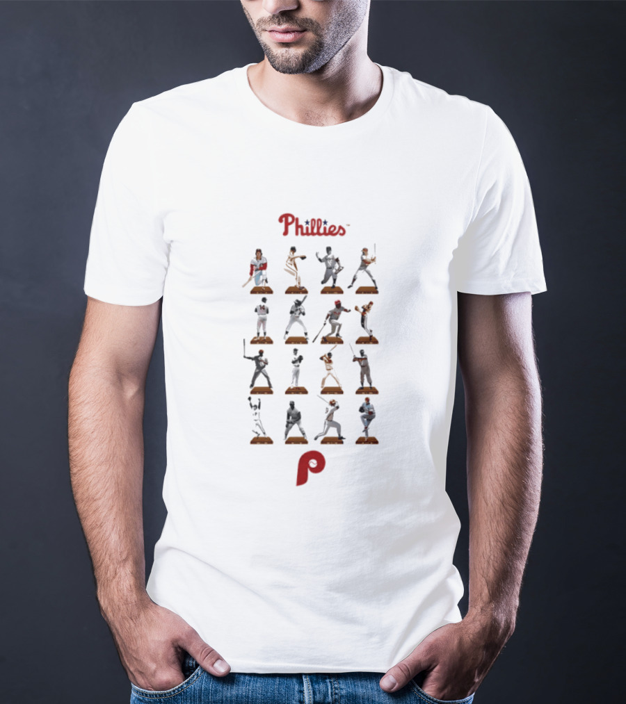 Philadelphia Phillies Legends Baseball Hall Of Fame Moments T-Shirt