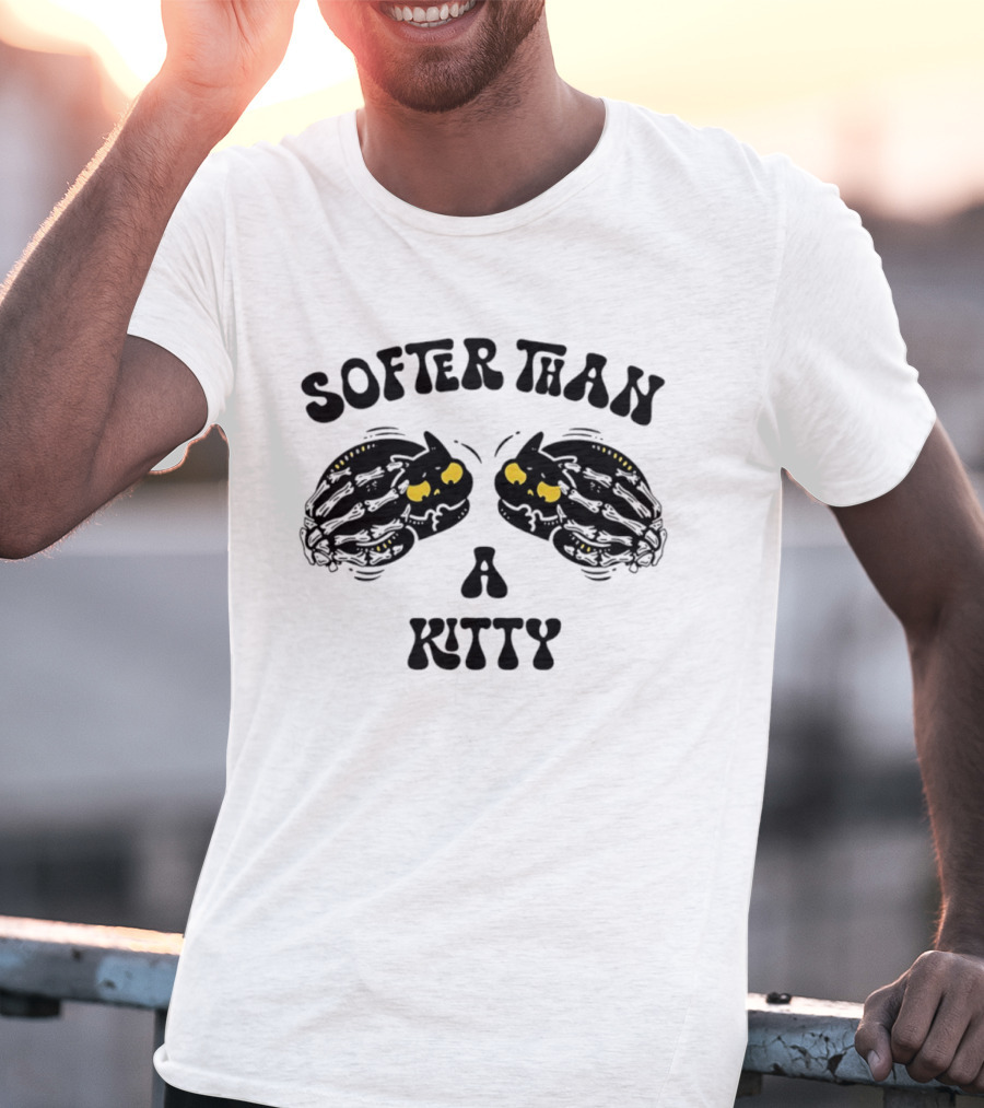 Softer Than A Kitty Skeleton Eyes T-Shirt