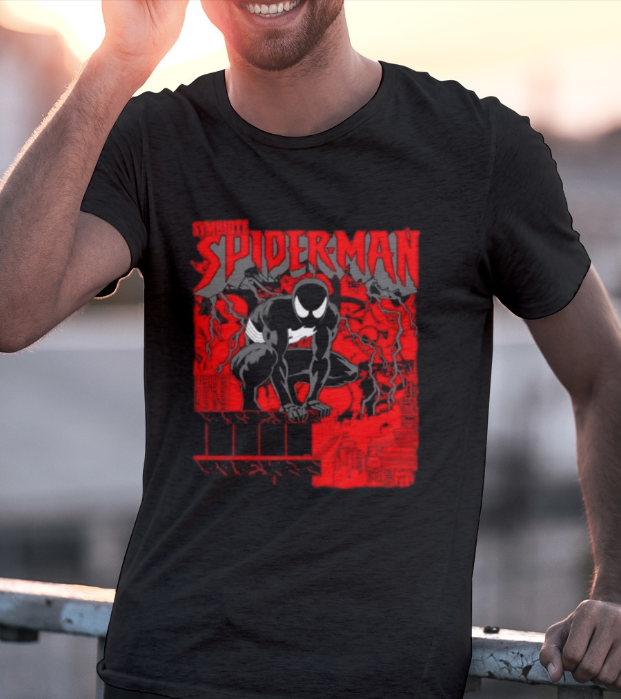 Symbiote Spider Man Marvel Venom Black Suit Comic T-Shirt