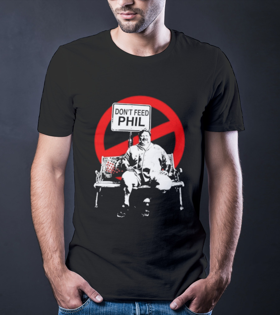 Viva La Bam MTV Reality TV Don't Feed Phil Bench Red Circle T-Shirt