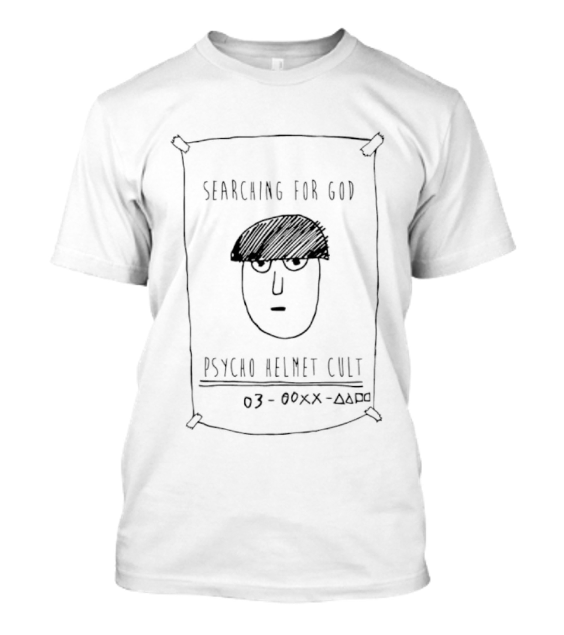 Psycho Helmet Cult Searching For God 03 000X AX50 T-Shirt