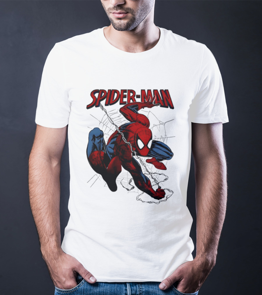 SPIDER MAN Marvel Superhero Man Spider Peter Parker Web Slinger T-Shirt