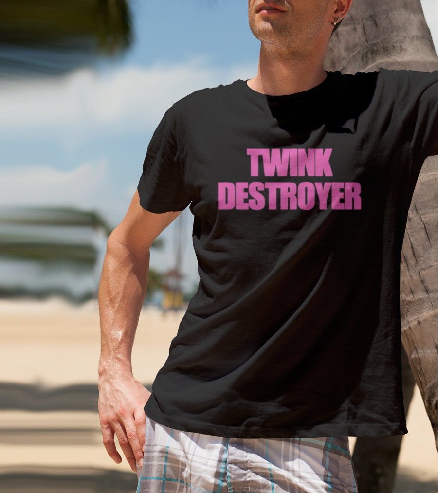 Twink Destroyer Bold Pink T-Shirt