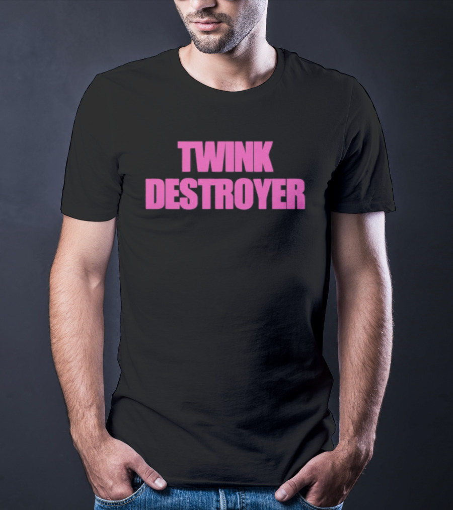 Twink Destroyer Bold Pink T-Shirt
