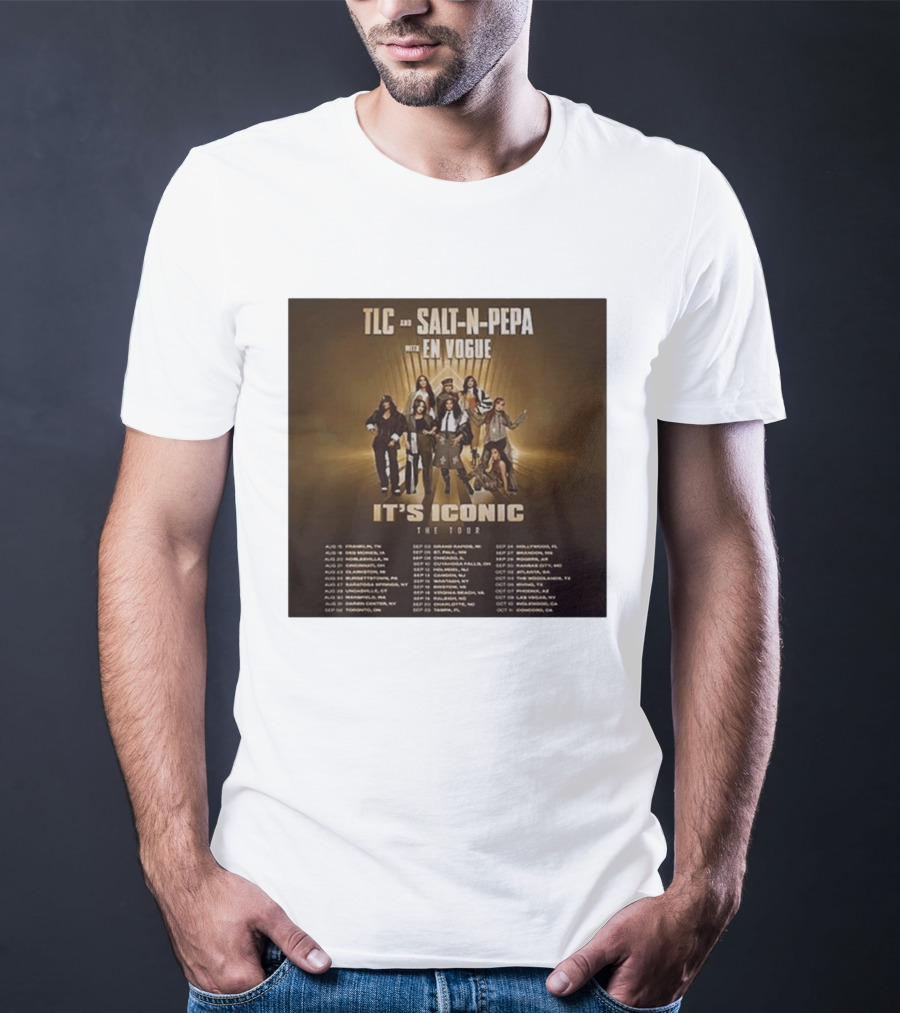 TLC Salt N Pepa En Vogue It's Iconic Tour Dates 2023 T-Shirt