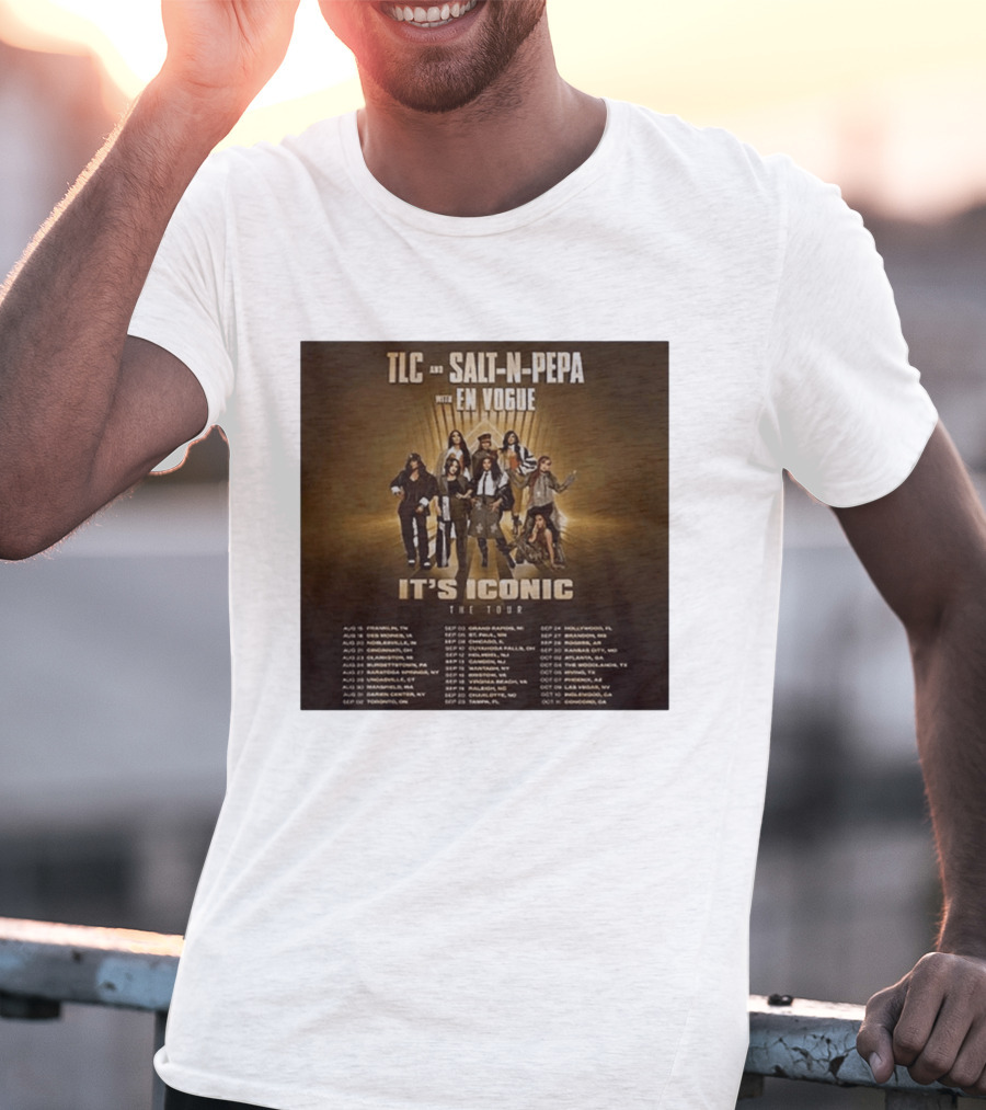 TLC Salt N Pepa En Vogue It's Iconic Tour Dates 2023 T-Shirt